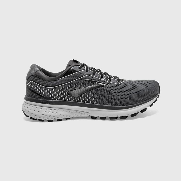 Brooks Ghost 12 Israel - Men's Road Running Shoes - Grey (73052-RDCB)